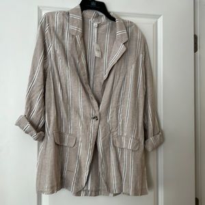 Cato linen blazer NWT